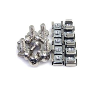 Install your rack-mountable hardware securely with these high quality screws and nuts