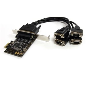 Add 4 RS232 serial ports to any PC using a single PCI Express expansion slot