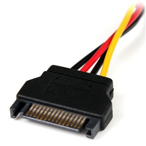 Connects an IDE hard drive and provides power through a Serial ATA connection from your power supply