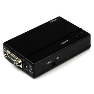 Permet de connecter un PC avec sortie VGA à une TV composite ou S-Video