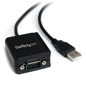 Add an RS232 serial port with circuit isolation to your laptop or desktop computer, through USB