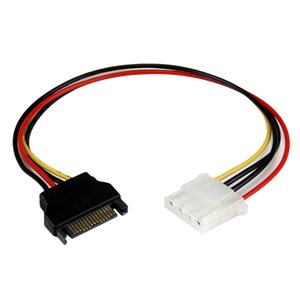 StarTech.com SATA to Molex LP4 Power Cable Adapter - F/M