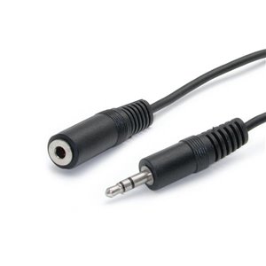 1m Slim 3.5mm Stereo Extension Cable M/F - Cables y Adaptadores de Audio