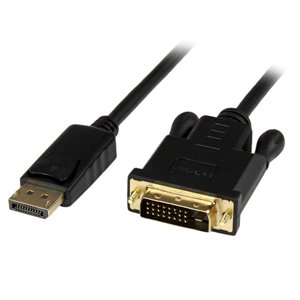 Connect a DisplayPort-equipped PC to a DVI display, with an active 6ft cable