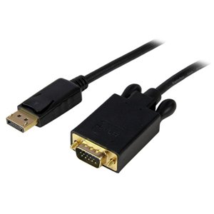 StarTech.com 15ft DisplayPort to VGA Adapter Cable DP to VGA - Black