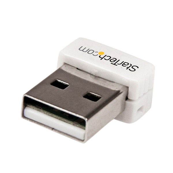 USB 150Mbps Mini Wireless N Network Adapter - 802.11n/g 1T1R USB WiFi Adapter - White USB Wireless Adapter - Wireless NIC (USB150WN1X1W) network adapter - USB