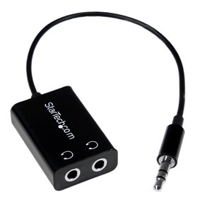 StarTech.com Split the audio from your iPod® / MP3 player to two sets of headphones