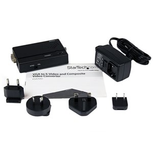 StarTech.com High Resolution VGA to Composite or S-Video Converter PC to TV