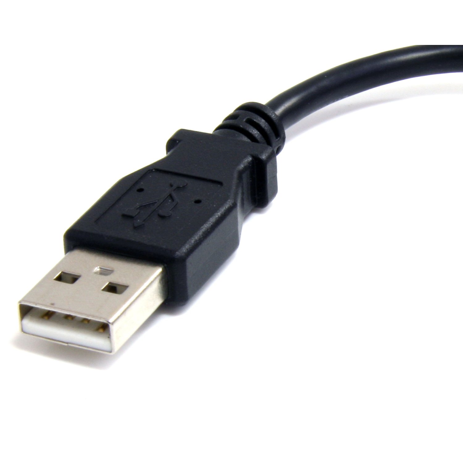 StarTech.com 6in USB Cable - A Micro B - USB to Micro B - USB 2.0 A Male to USB 2.0 Micro-B Male - 6-inches - Black (UUSBHAUB6IN) - USB