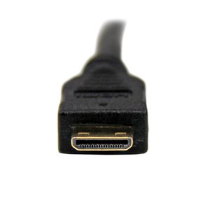 Maintain durable, error-free Mini HDMI to DVI video performance, using molded connectors with strain relief