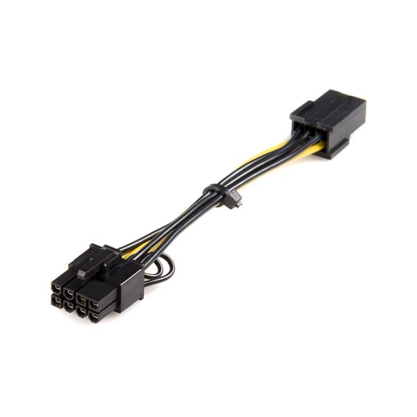6 Pin to 8 Pin PCI Express PCI-E Video Card Power Adapter Converter Cable 6-8p 