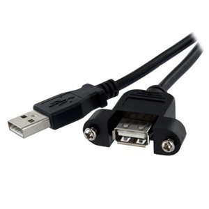 Ajoutez une connexion USB externe montée sur panneau à un PC ou une plaque avant