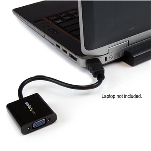Conecte un Laptop, Ultrabook, Ordenador o Computador con capacidad HDMI a su Monitor o Proyector VGA