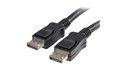 folie 1 von 2, vergrößern, startech.com 3m displayport™ 1.2 kabel mit verriegelung (stecker/stecker) - dp 4k kabel - schwarz