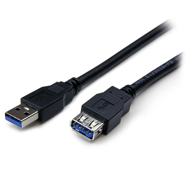 Hub USB JSAUX Cable Rallonge Rouge Disque Dur Externe Clavier Imprimante Webcam Souris USB 3.0 Câble Extension USB 3.0 Mâle A vers Femelle A 5Gbps Compatible pour Clé USB 2M 2PACK 