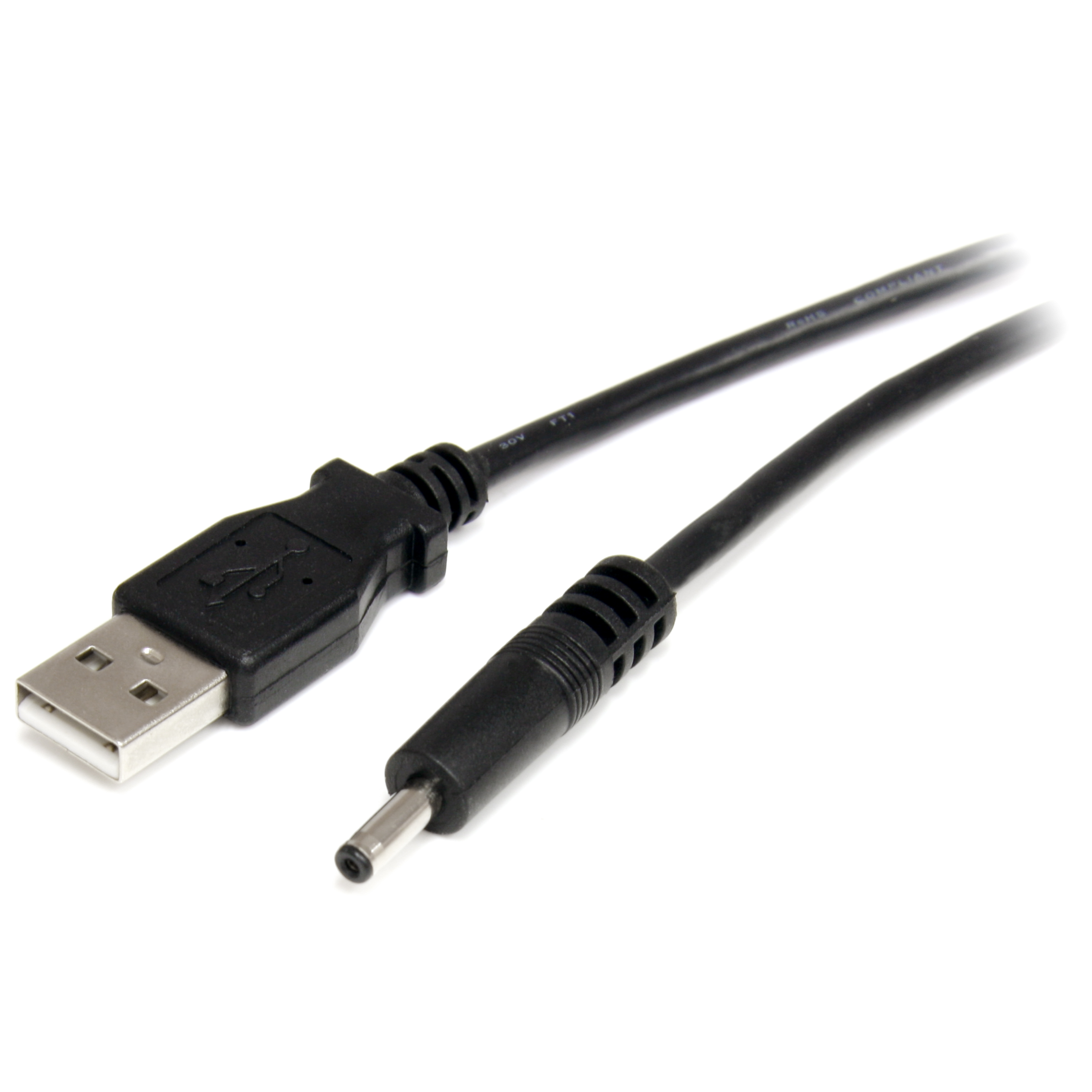 Product  StarTech.com 3 ft. (0.9 m) USB to Type H Barrel 5V DC Power Cable  - USB to 3.4mm Power Cable - 5V DC Type H - Black - Bluetooth Charger (
