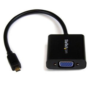 Raccordez un smartphone ou une tablette compatible Micro HDMI® à votre écran ou projecteur VGA