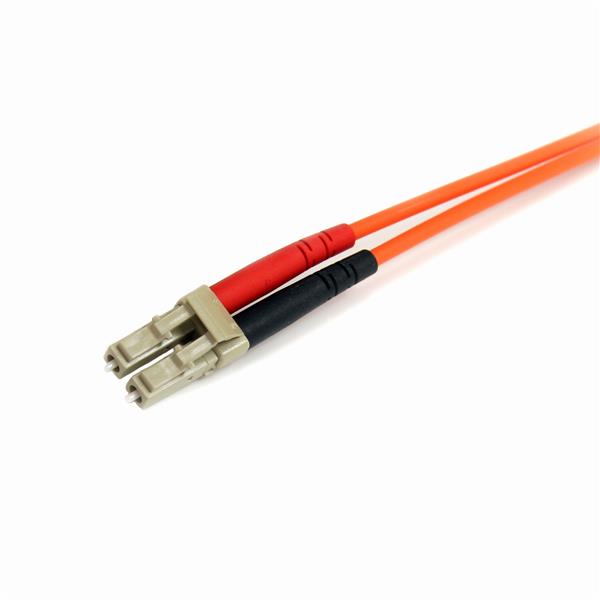 2m Fiber Optic Cable Multimode Duplex 62.5/125 LSZH LC/ST