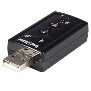 Turn a USB port into a virtual 7.1 channel Sound Card