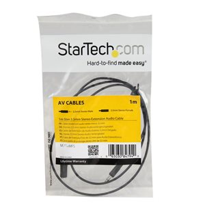 3.5mm TRS mini-stereo connectors, with molded PVC strain relief