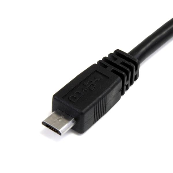 StarTech.com Câble USB 2.0 en Y de 1,8 m pour disque dur externe - 2x USB A  (M) vers 1x USB Mini B (M) sur