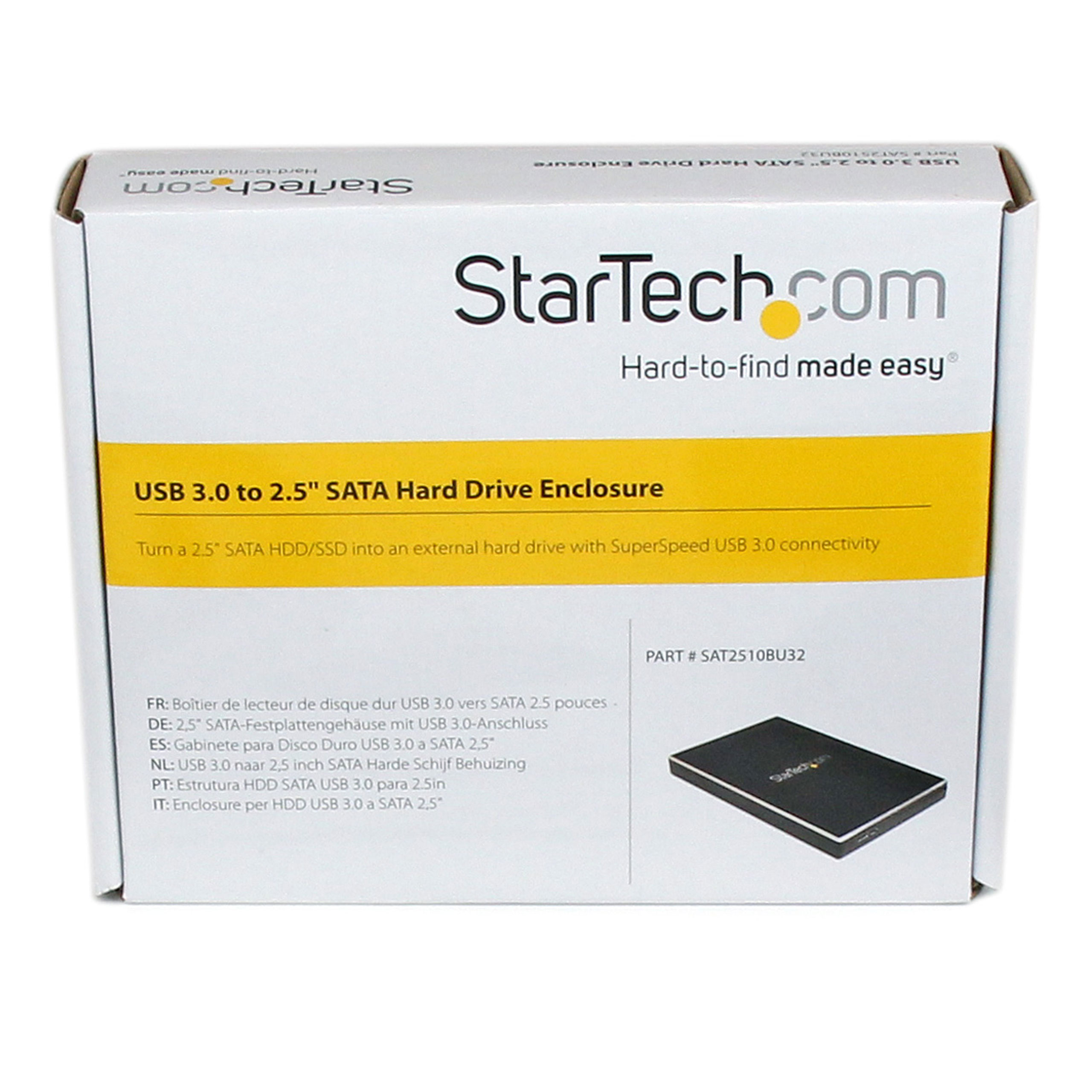 StarTech.com Boitier USB 3.0 pour disque dur SATA de 2,5 pouces