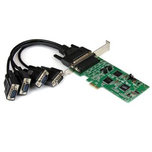Add two RS232, and two RS422/485 serial ports to your PC through a PCI-Express expansion slot