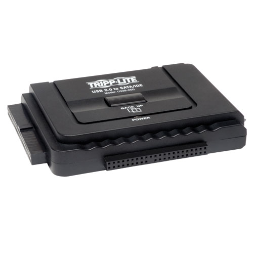 Tripp Lite USB 3.0 SuperSpeed to Serial ATA SATA and IDE Adapter for 2.5in and 3.5 Hard Drives - storage controller SATA 6Gb/s - 3.0