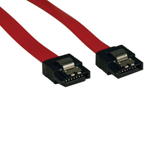 StarTech.com 12in SATA Serial ATA Cable - SATA cable - Serial ATA 150/300 -  SATA (F) to SATA (F) - 1 ft - red - SATA12