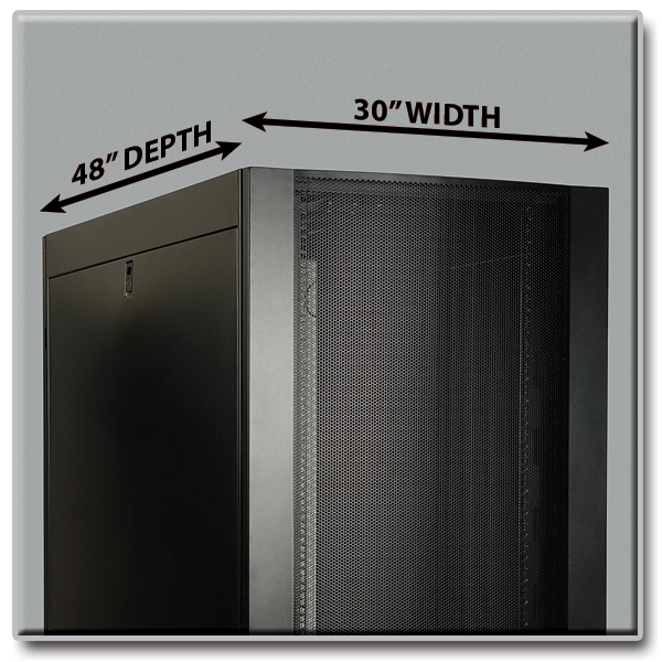 Tripp Lite 45U Rack Enclosure Server Cabinet 48