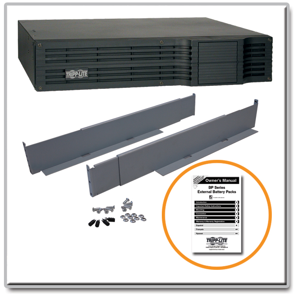 Tripp Lite Rackmount Battery Pack Enclosure / DC Cabling for select UPS ...