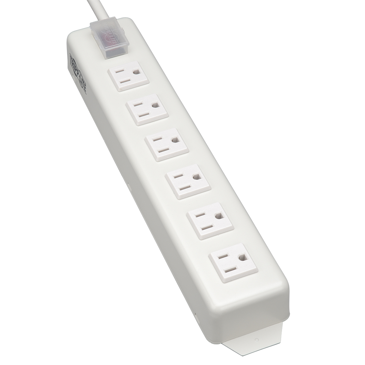 Cord and Circuit Breaker/Switch UL 5+1 Outlet Strip 6 ft 