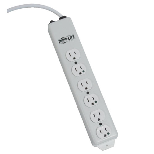 Tripp Lite Safe-IT Power Strip Hospital Medical Antimicrobial 120V 5 ...