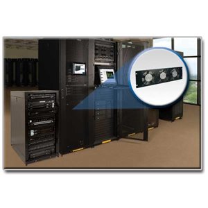 Tripp Lite Rack Enclosure Cabinet Fan Panel Airflow Management