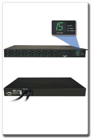 PDUMH15AT - Tripp Lite Pdumh15at Pdu Metered Ats 120v 15a 8 Outlet