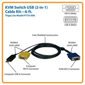 B020- & B022- KVM Switch 6 ft. Cable Kit