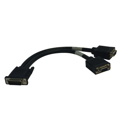 Lænestol arv alkohol Tripp Lite 1ft DMS-59 to 2x VGA Splitter Cable M/Fx2 1' - VGA cable - 1 ft