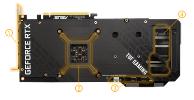 ASUS TUF Gaming NVIDIA GeForce RTX 3080 V2 OC Edition Graphics