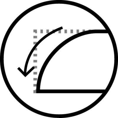 Musefødder med 2,5D-kantbehandling