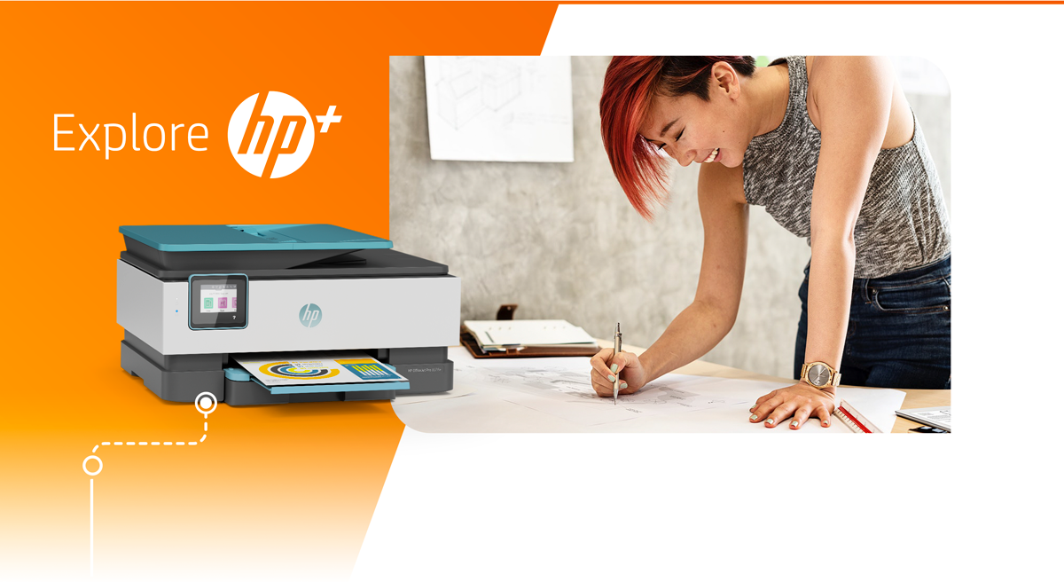 HP OfficeJet Pro 8025e Wireless All-In-One Inkjet Printer with 6