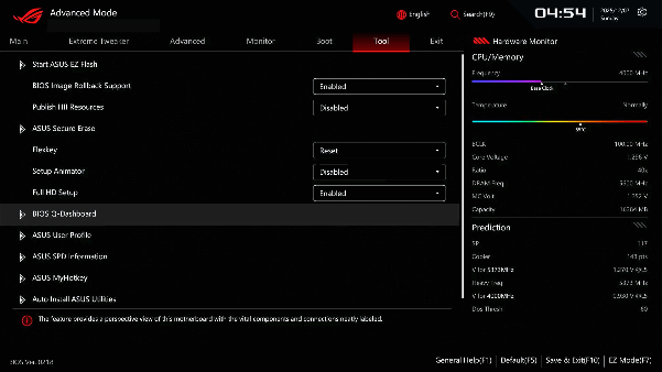 BIOS Q-DASHBOARD Video