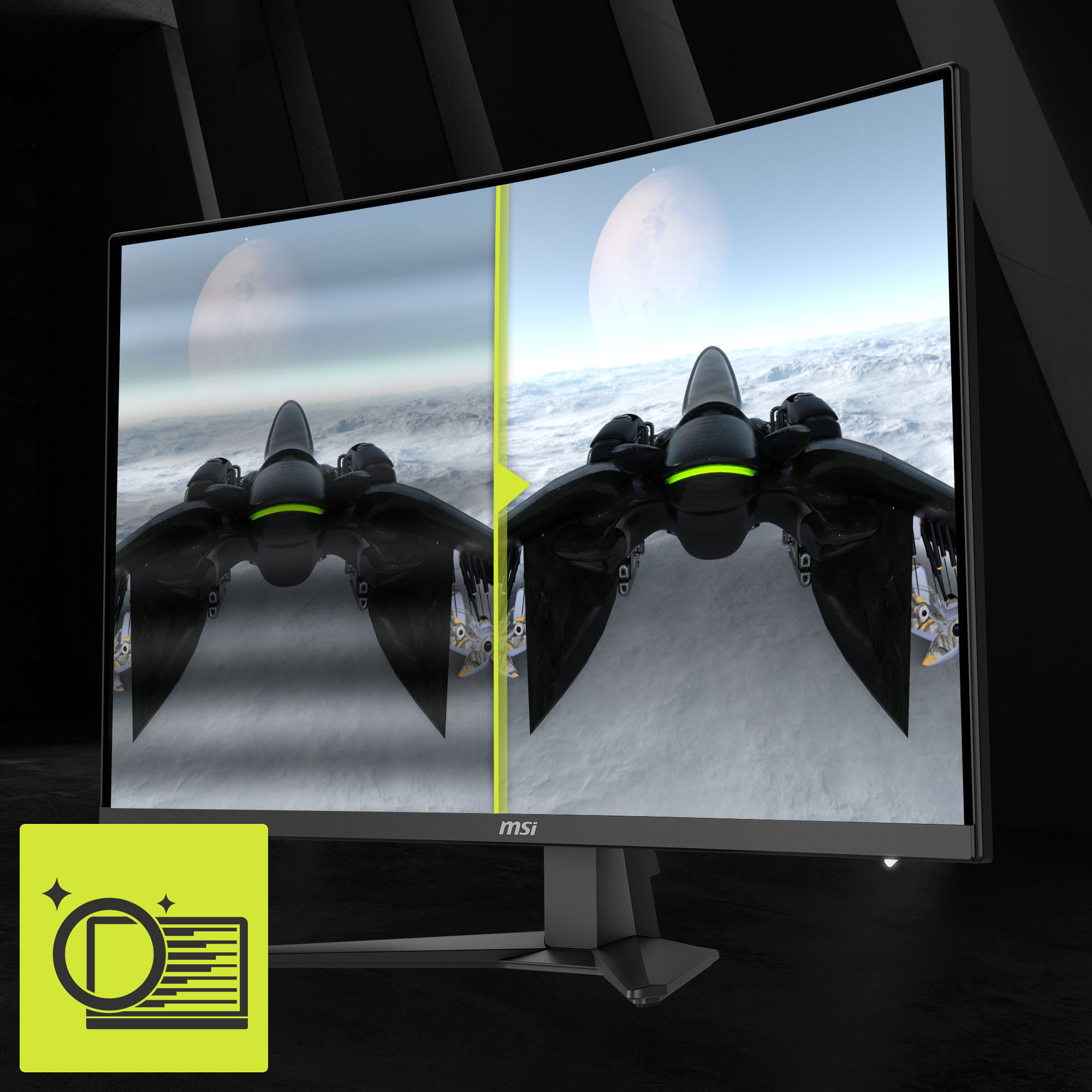 MSI MAG 321CQF 180Hz QD-OLED Gaming Monitor