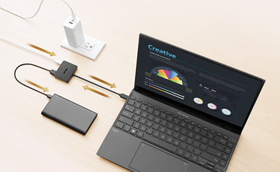 Hurtig dataoverførsel og opladning