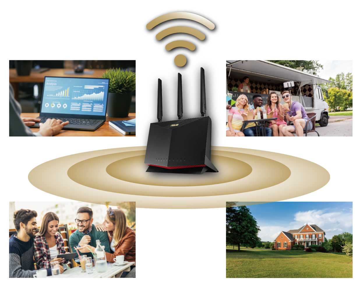 Das echte Wireless-Netzwerk, genau da, wo Sie es brauchen