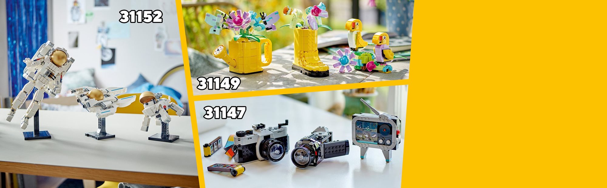 LEGO 31147 Creator 3 en 1 Cámara Retro, Videocámara y Televisor Vintage -  Lego - Comprar en Fnac