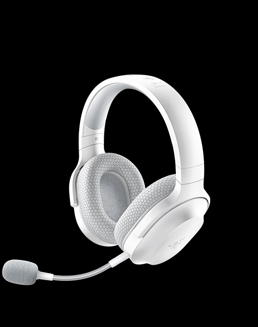  Razer Barracuda X Wireless Gaming & Mobile Headset (PC,  Playstation, Switch, Android, iOS): 2.4GHz Wireless + Bluetooth -  Lightweight - 40mm Drivers - Detachable Mic - 50 Hr Battery - Mercury White  : Video Games