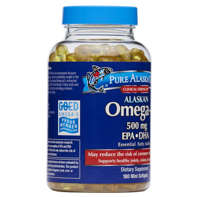 360 degree images of the Pure Alaska Omega Clinical Strength Alaskan Omega-3 dietary supplement product bottle 22
