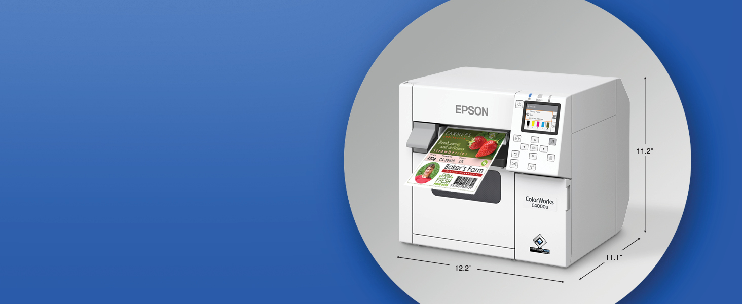 Epson C4000u Printer, Name Tag Printer