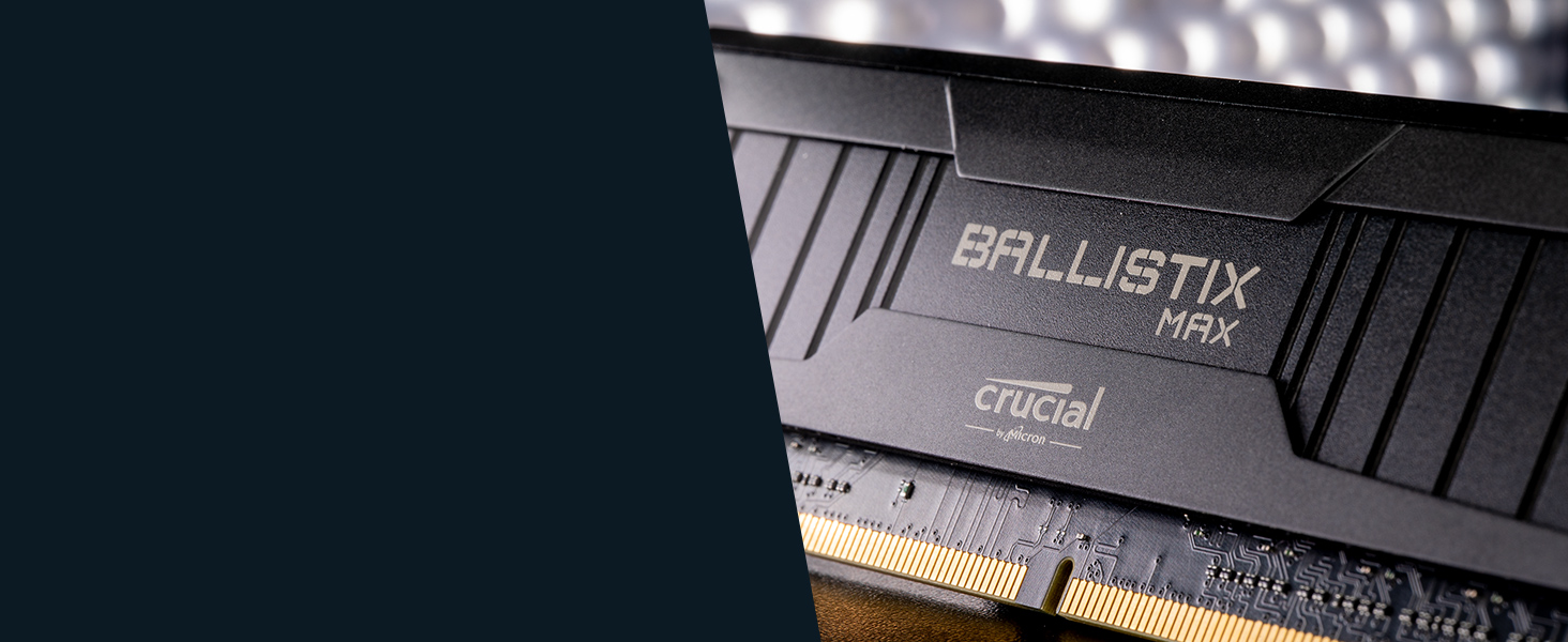 Crucial Ballistix BL16G32C16U4W DDR4-3200 16GB/2Gx64 CL16 Desktop Gaming Me 