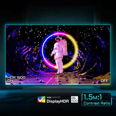 Stunning HDR and OLED Contrast